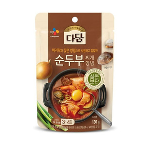 [CJ Dadam] Spicy Soft Tofu Stew sauce 130g