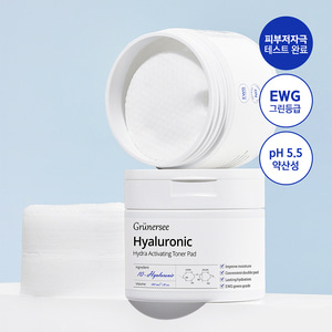 [Grunersee] hyaluronic hydra activating toner pad 180ml(70sheets)